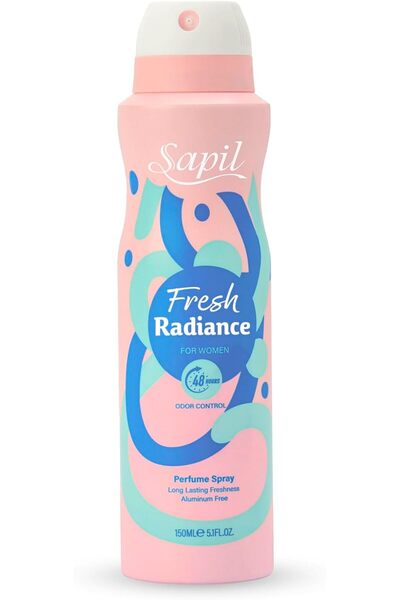 sapil Fresh Radiance Deodorant for Women 150ml – Fresh & Long Lasting Body Spray