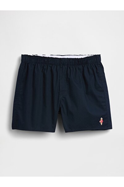 GAP Erkek Lacivert Poplin Boxer