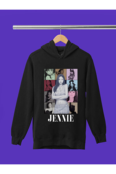 MAGORS Jennie from Blackpink K-Pop Printed 3-Yarn Quality Soft Texture Hooded...