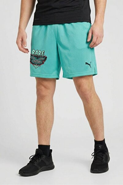 Puma Lamelo X Melo World Men Oversized Fit 7 Inseam Basketball Shorts, Aquatic