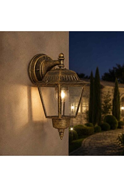 OEM York 2 KL 8001 outdoor wall light, 1 x E27, bronze, classic