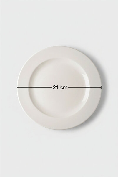 rinart 12-Pack Tuna Pasta Plate 21cm Cream