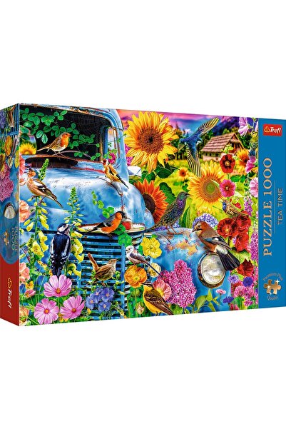 Trefl PUZZLE 1000 PREMIUM PLUS TEA TIME VIATA LA TARA PASARI CANTATOARE