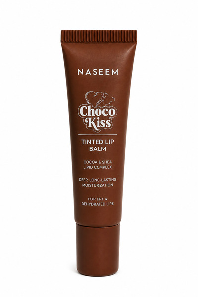 Naseem Choco Kiss Tinted Lip Balm – Hydrating Cocoa & Shea Lip Care | Deep, L...