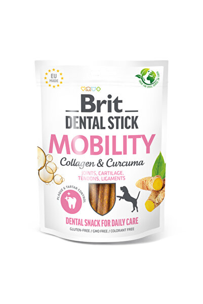 Brit Dental Stick Mobility with Curcuma & Collagen 7 buc