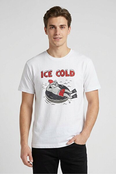 Stance Men Crew Neck Short Sleeve Graphic Print T-Shirt, White
