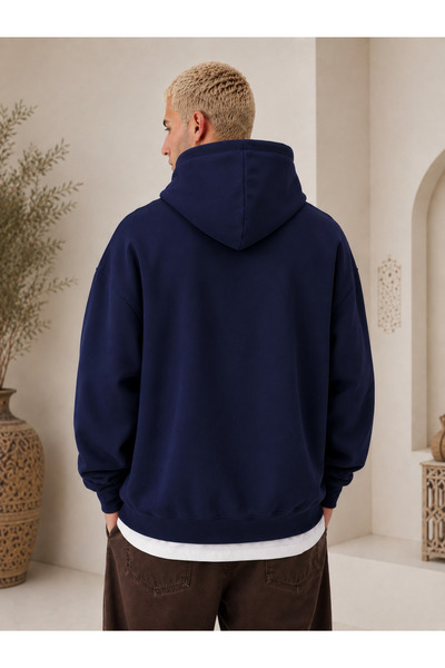 ZAVIXO Unisex Brazil Brasil 10 Football Printed Oversize Hooded Sweatshirt with Kangaroo Pocket