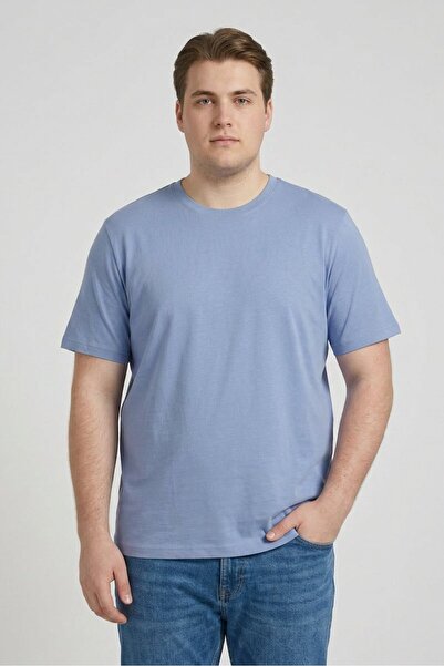 Stance Men Crew Neck Short Sleeve Solid T-Shirt, Blue