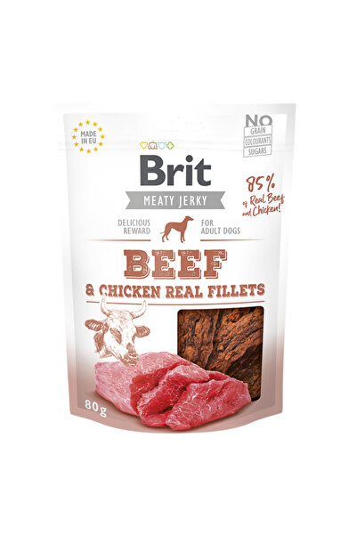 Brit Jerky Beef Fillets 80 g