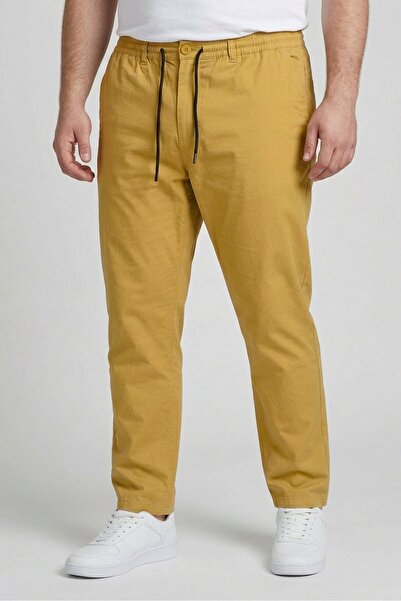Stance Men Regular Fit Plain Chino Pants, Khaki