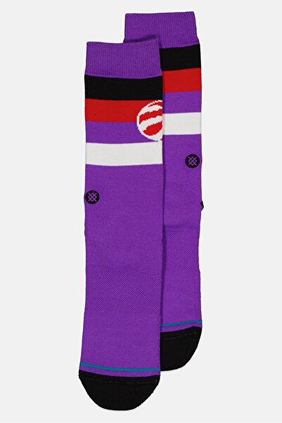 Stance x NBA Men Embroidered Crew Socks, Purple
