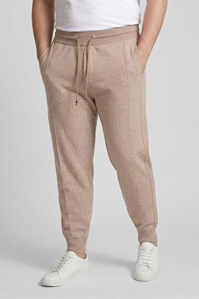 Hugo Boss Boss Men Regular Fit Heather Sweatpants, Heather Brown