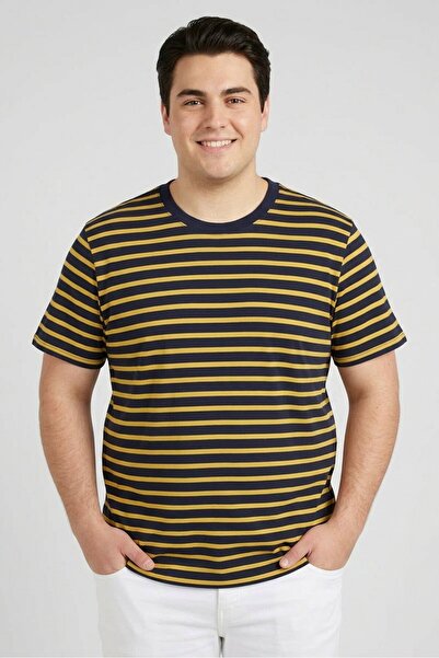 Stance Men Crew Neck Short Sleeve Stripe T-Shirt, Multicolor