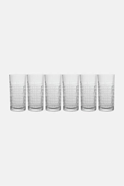LAV 6 Pieces Brit Highball Glass, Transparent