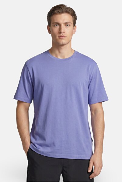 Stance Men Crew Neck Short Sleeve Plain T-Shirt, Indigo