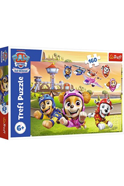 Trefl PUZZLE 160 PATRULA CATELUSILOR ECHIPA DE SALVARE AERIANA