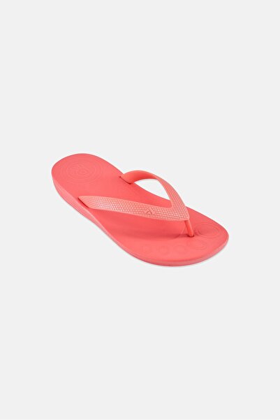 Fitflop Kids Girl Iqushion Slip On Slippers, Coral