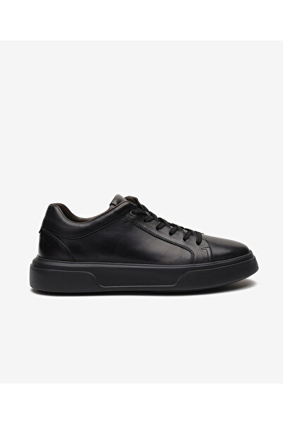 Greyder Erkek Siyah Hakiki Deri Sneaker Ayakkabı 6K1SA64822