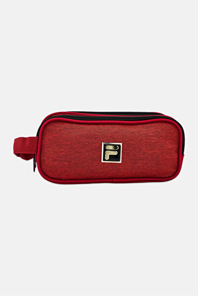 FILA Kids Boy Brand Logo Pencil Case, Red