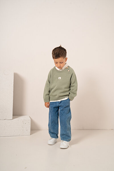 JNF kids Baby Boy & Kids Knitwear Sweater, Shirt and Pants 3-Piece Set