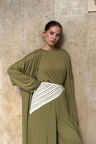 fayaboutique.com Oil Green Triple Cozy Set