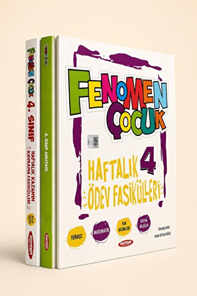 Kurmay Yayınları Fenomen Çocuk 4. Sınıf 3’lü Eğitim Seti – Haftalık Ödev, Oku...