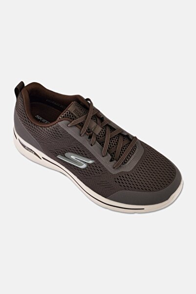 SKECHERS Men Arch Fit Lace Up Outdoor Shoes, Grey