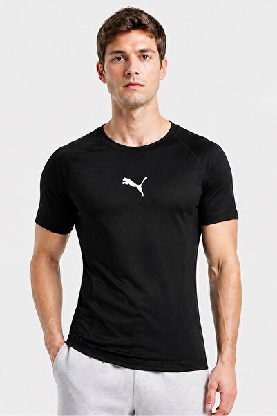 Puma Men Sportswear Fit Short Sleeve Training T-Shirt, Black