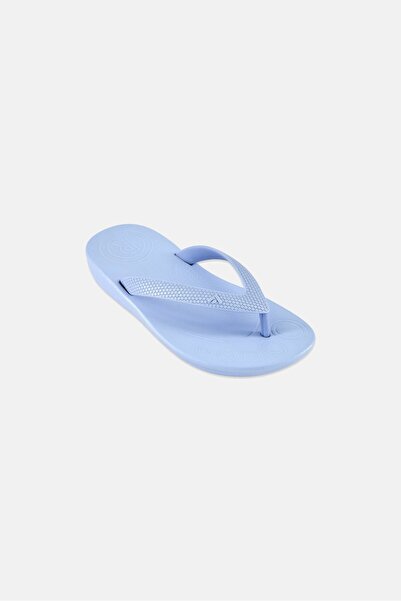 Fitflop Kids Girl Iqushion Slip On Slippers, Skywash Blue