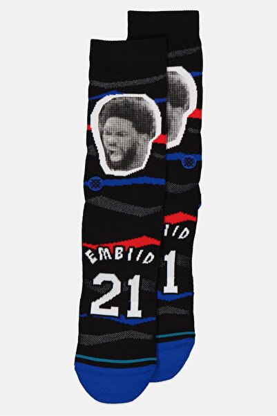 Stance x NBA Men Joel Embiid Crew Socks, Multicolor