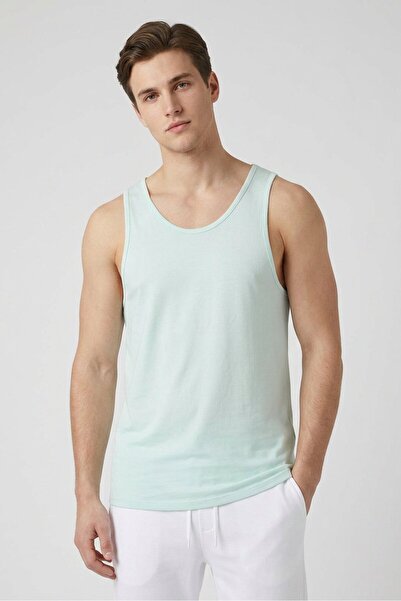 Stance Men Sportswear Fit Sleeveless Training Vest, Mint Green