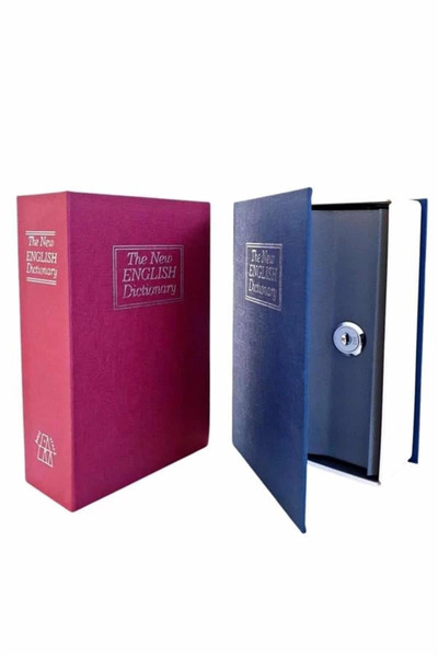 SORA GROUP Book-Looking Hidden Safe Large Size Money Safe with Key Lock