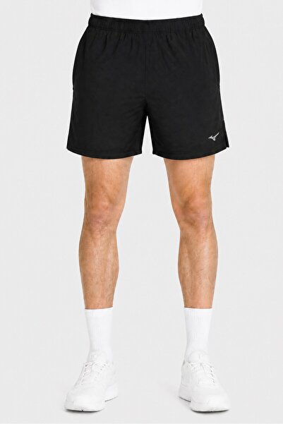 MIZUNO Men Sportswear Fit Brand Logo Training Shorts, Black