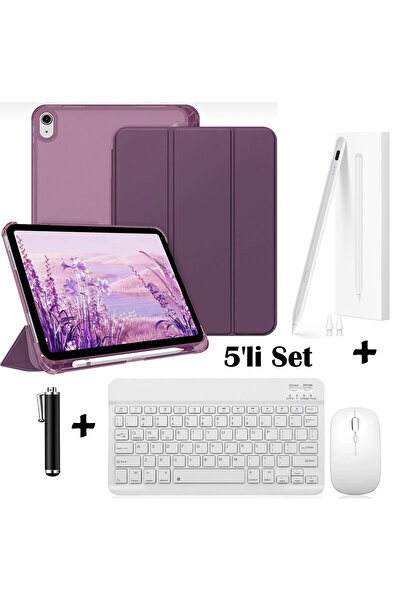 m.tk moveteck iPad 11. Nesil A16 /10. Nesil 10.9 Uyumlu Flip Kılıf + Bluetoot...