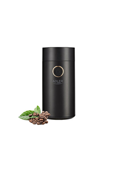 adler Ηλεκτρικός Μύλος Καφέ 150W Μαύρο/Χρυσό