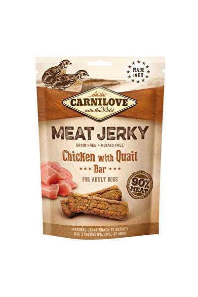 Brit Carnilove Jerky Chicken with Quail Bar 100 g