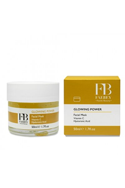 Faebey GLOWING POWER facial mask / 50 ml Vitamin C Hyaluronic Acid