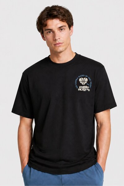 Puma Men Relaxed Fit Short Sleeve Outdoor T-Shirt, Black