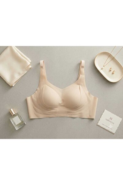 CLOVER JEWELRY Seamless Wire Free Push up Bra for Women Laser Bra with No Fee...