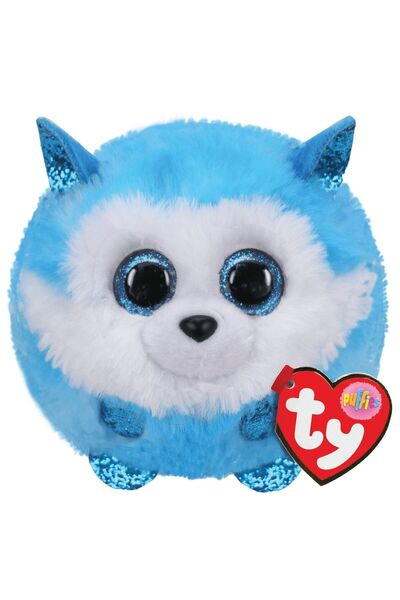 TY PLUS 8CM BEANIE BALLS PRINCE HUSKY ALBASTRU