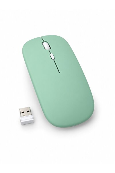 Alstrap Sessiz Şarjlı Kablosuz Mouse 1200 DPI – USB Nano Alıcılı, Ultra İnce ...