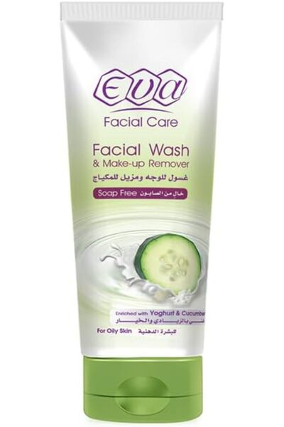 EVA Eva Rich Yogurt and Cucumber Facial Cleanser and Makeup Remover for Oily ...