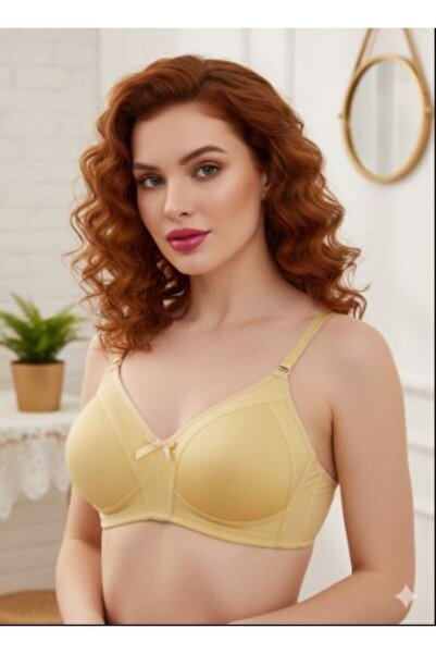 Eta Collection Women's C Cup Silicone Gathering Bra with Adjustable Straps an...