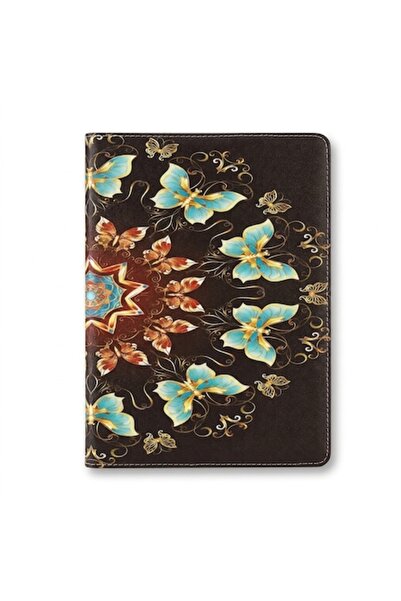 Dafi Husă tip carte pentru iPad 10.2 inch (gen. 7/8/9), model floral cu flutu...