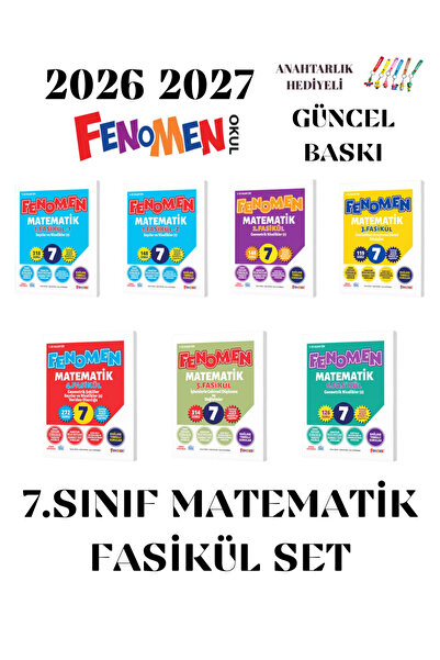 Fenomen Yayıncılık 7.SINIF MATEMATİK FASİKÜL SET 2026 2027
