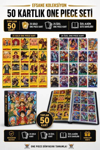 CANTEX TECH One Piece Play Card Special Series 25 Gold Cards - 25 Special Ser...