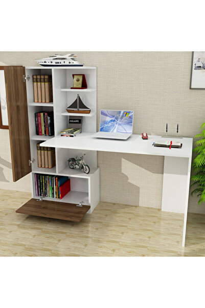 DECORMET MERİNOS ÇALIŞMA MASASI BEYAZ-TESBİH