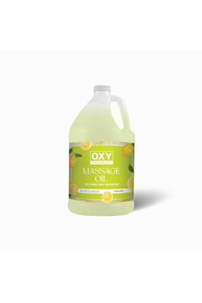 OXY SPA PRODUCTS OXY SPA MASSAGE OIL ICED LEMON 1 GAL