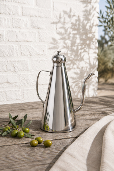 welcomein Paslanmaz Çelik Yağdanlık 650 ML – Damlatmaz Akıtmaz Kontrollü Yağd...