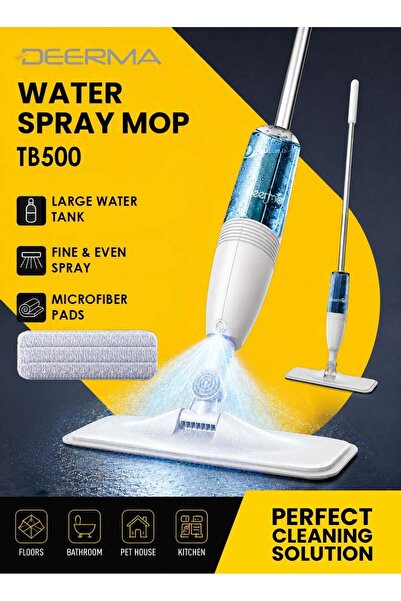 Deerma Spray Mop and Floor Mop with Washable Microfiber Pads-Cleaning Mop wit...